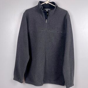 ExOfficio Men's Vergio 1/4 Zip Pull-Over , Black, Medium; Outdoor, Hiking, Walk